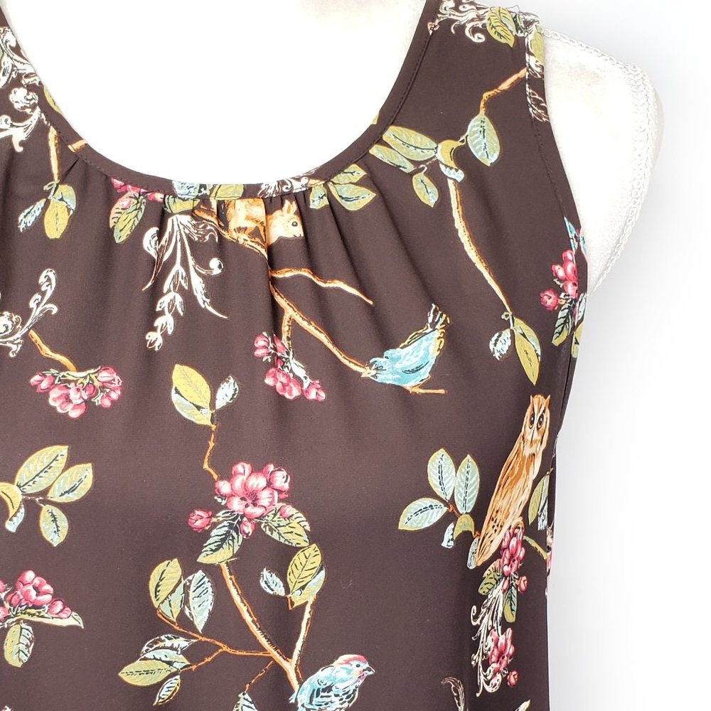 Disney Snow White animal print blouse, NWT